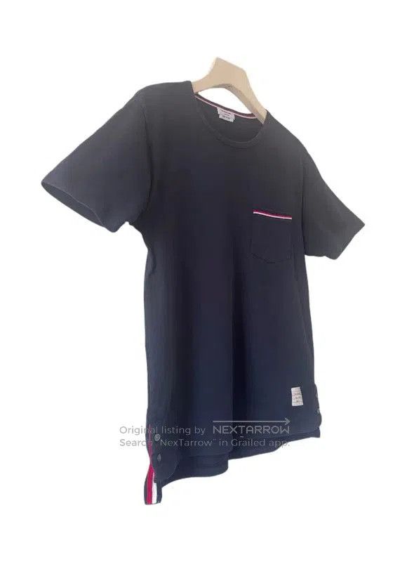 Thom Browne Thom Browne Embroidered Logo Short-Sleeve T-Shirt . Size US M / EU 48-50 / 2 - 3 Thumbnail