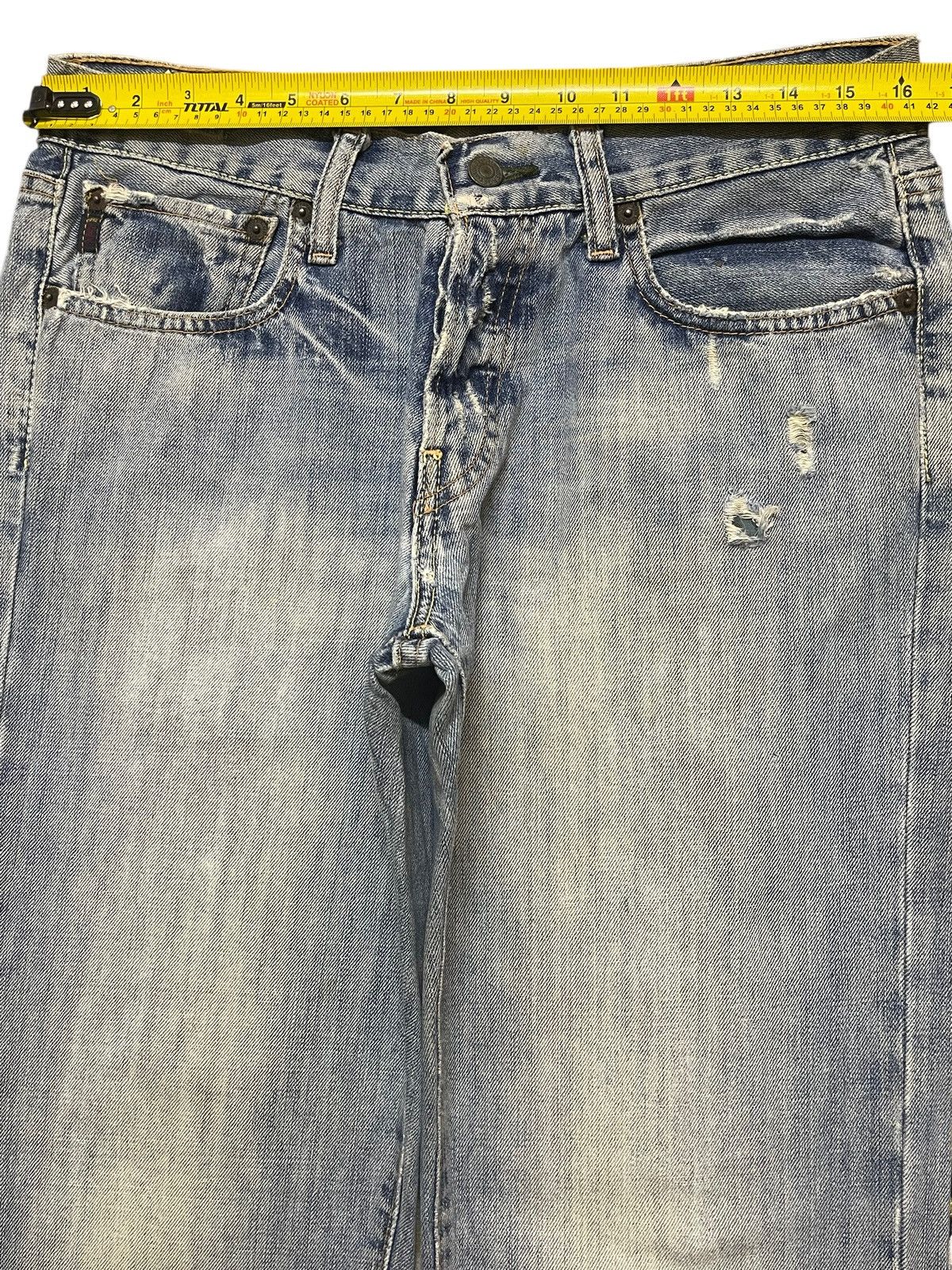 Abercrombie & Fitch Vintage Abercrombie & Fitch Blue Faded Wash Baggy Wide Leg Size US 32 / EU 48 - 13 Thumbnail