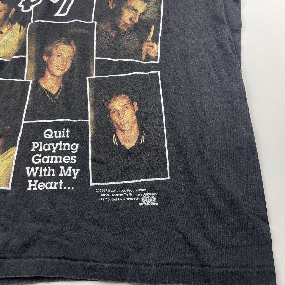 Band Tees Vintage Backstreet Boys Quit Playing Games My Heart Shirt Size US M / EU 48-50 / 2 - 2 Thumbnail