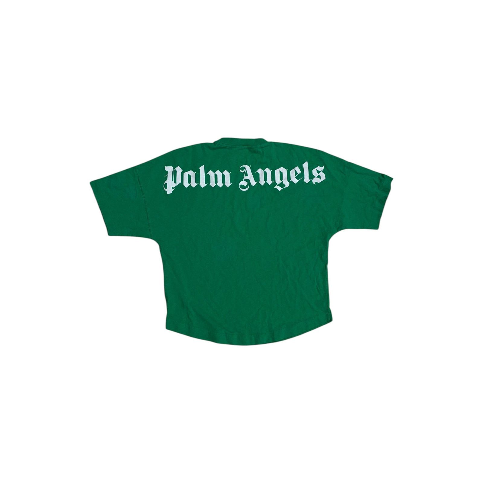 Palm Angels Palm Angels Green & White Oversized Tee Size US XS / EU 42 / 0 - 1 Thumbnail