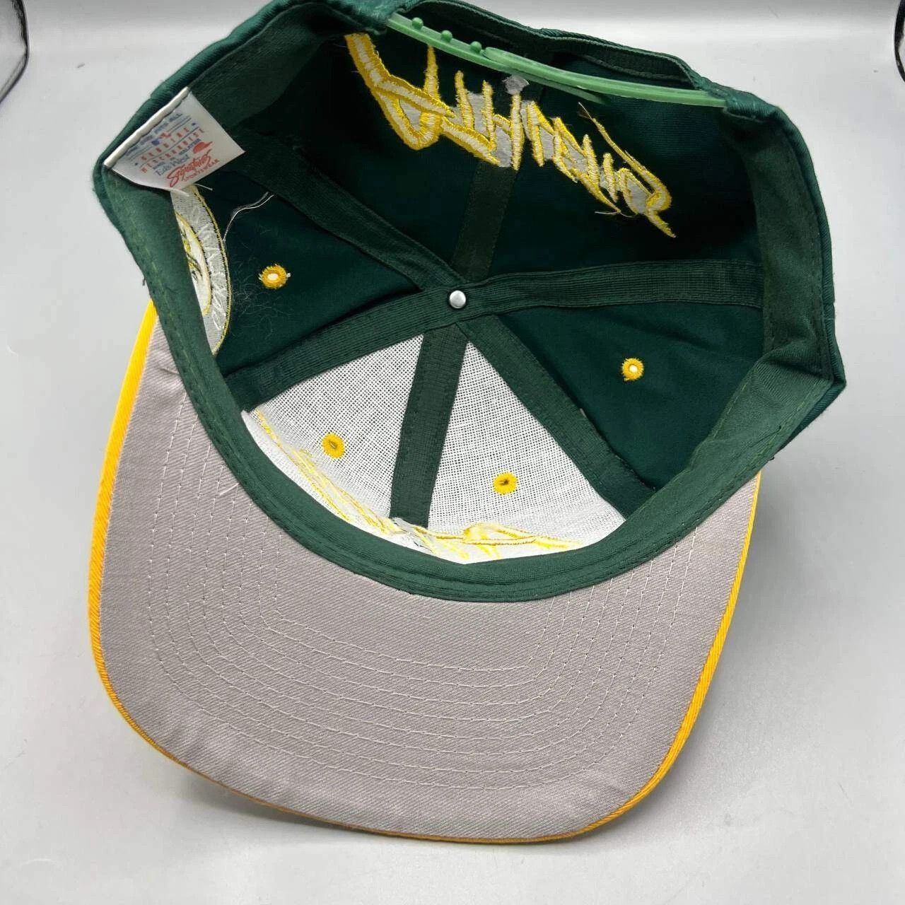 Signatures × Vintage Oakland Athletics Hat Men Signatures MLB Snap Back Cap New Size ONE SIZE - 2 Thumbnail