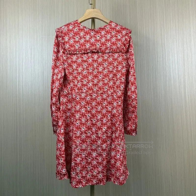 Miu Miu Miu Miu Summer Red Silk Dress . Size L / US 10 / IT 46 - 2 Thumbnail