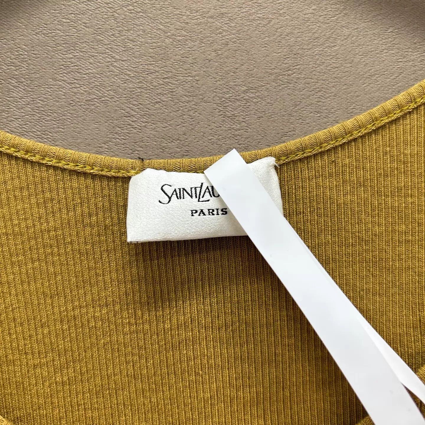 Yves Saint Laurent YSL 99 New Solid Logo Knit Vest S Size S / US 4 / IT 40 - 3 Thumbnail