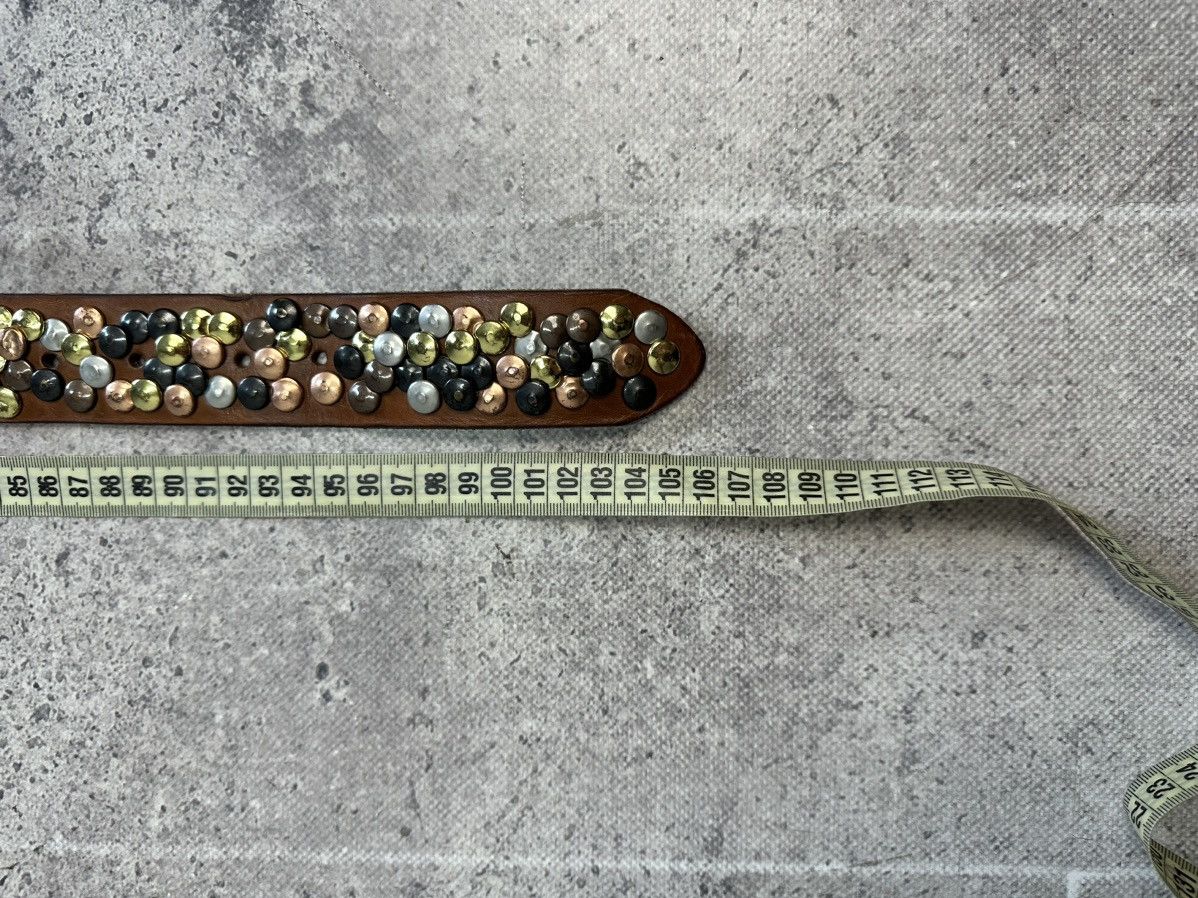 Hysteric Glamour Vintage Rhinestones Leather Belt Y2K Punk Metal Cowboy Size ONE SIZE - 8 Thumbnail