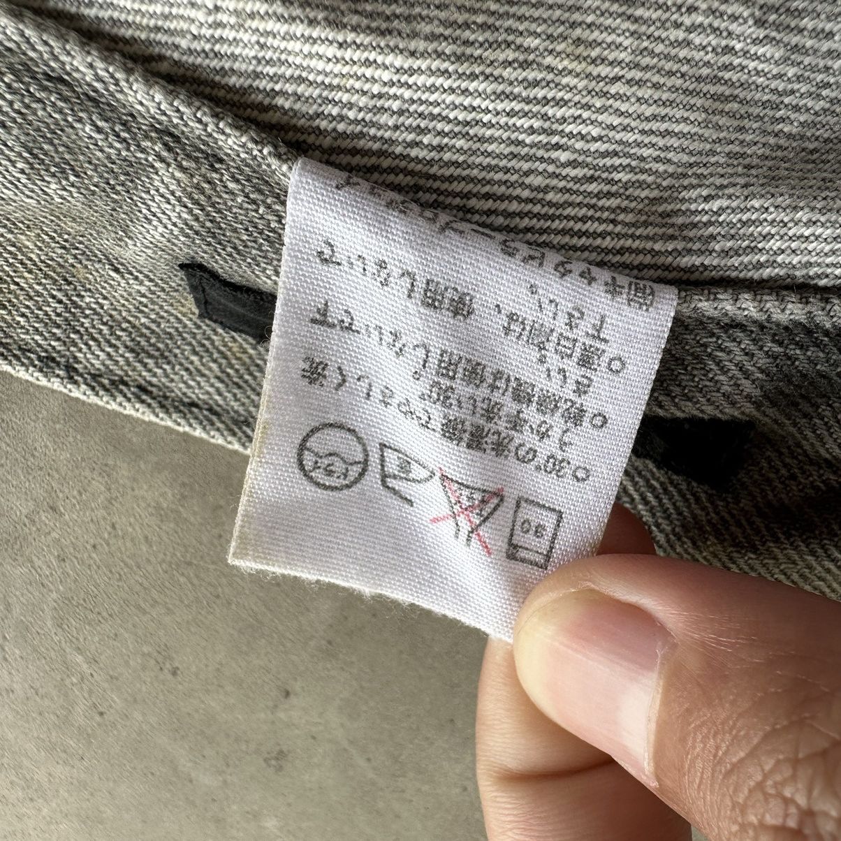 Japanese Brand × Jean × Vintage Vintage Japanese Faded Black Distressed Denim Jean Pant Size US 32 / EU 48 - 9 Thumbnail