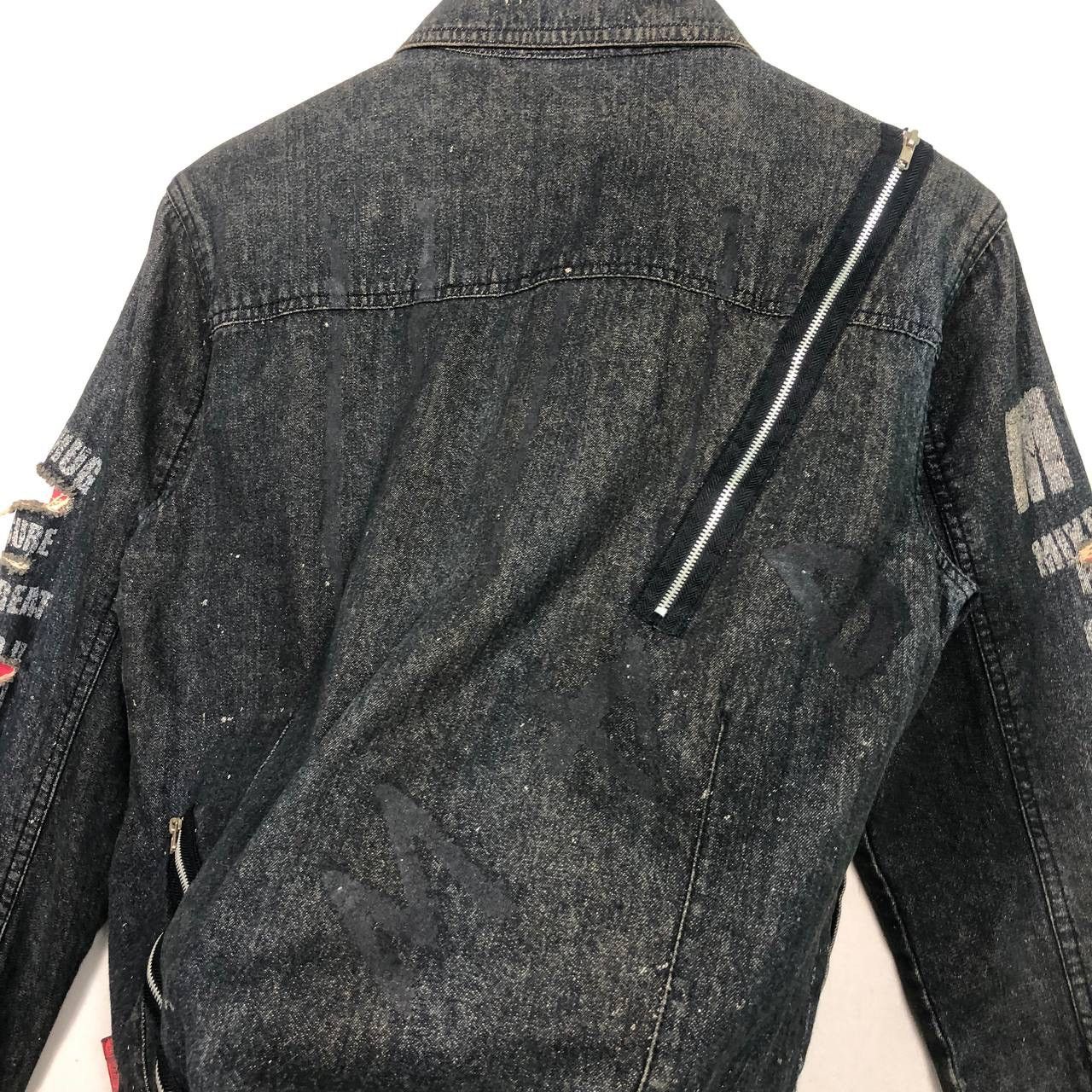 Edition Japan Distressed Multi Motif Rare Mad Denim Jacket Inspired LGB Size US M / EU 48-50 / 2 - 6 Thumbnail