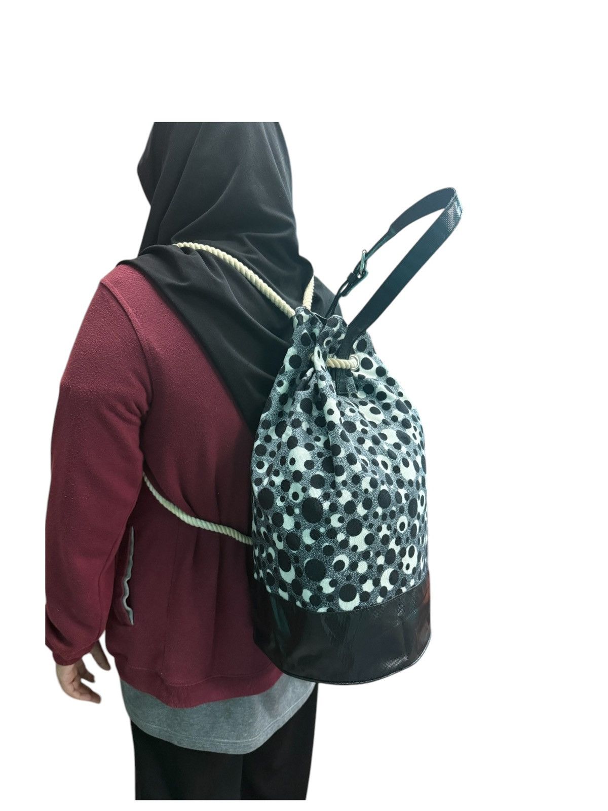 Jean Paul Gaultier JEAN PAUL GAUTIER BUCKET BACKPACK DRAWSTRING BAG Size ONE SIZE - 3 Thumbnail