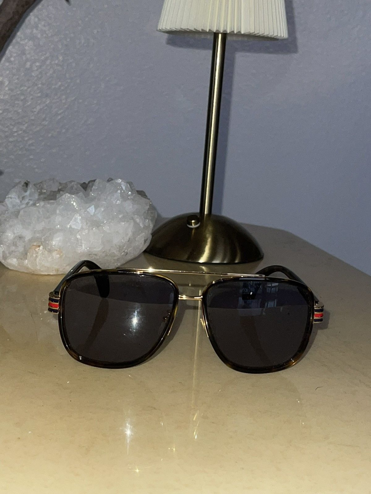 Gucci Men’s Aviator Gucci Sunglasses Size ONE SIZE - 5 Thumbnail