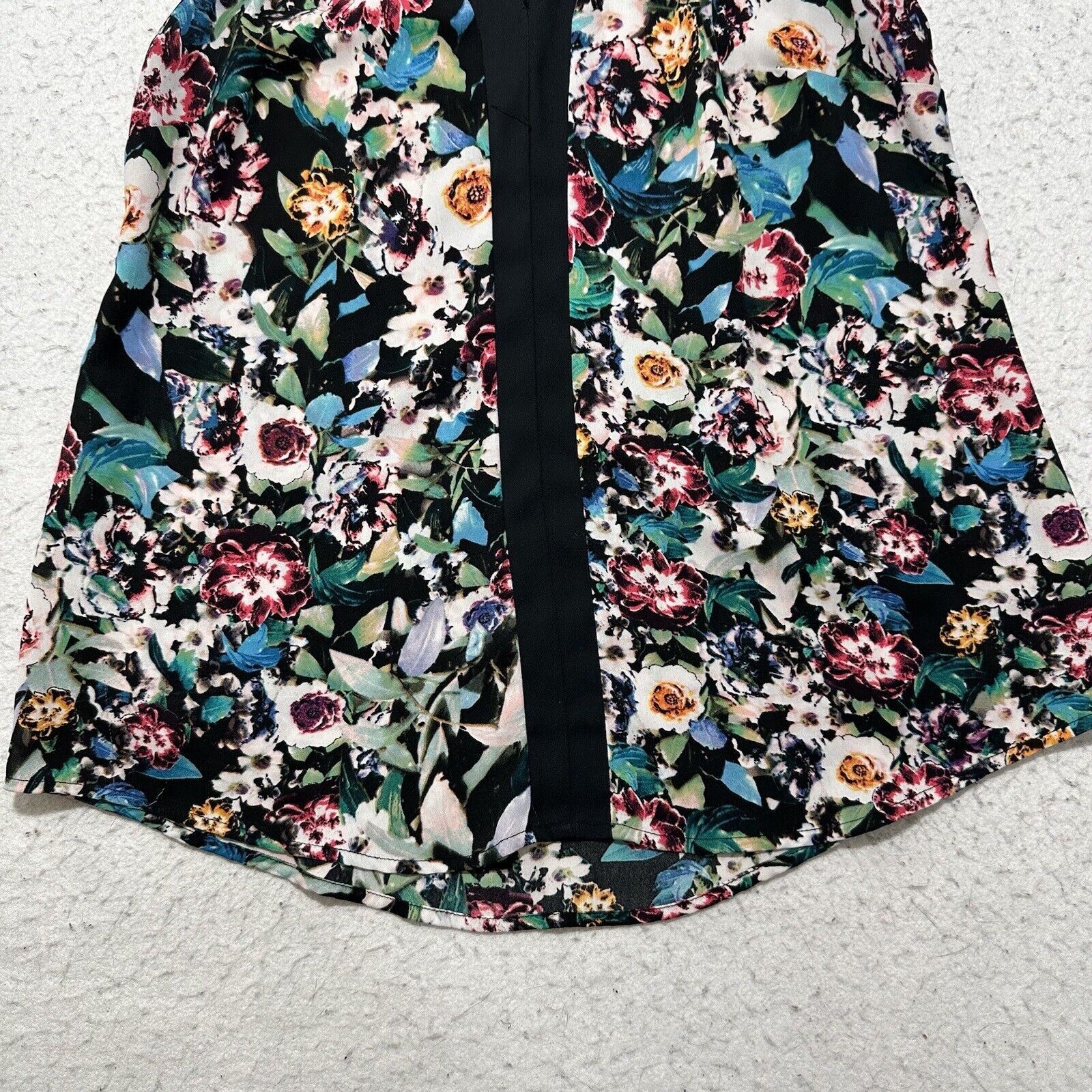 Nicole Miller Nicole Miller Medium Floral Tank Top Lightweight Blouse Size M / US 6-8 / IT 42-44 - 7 Thumbnail