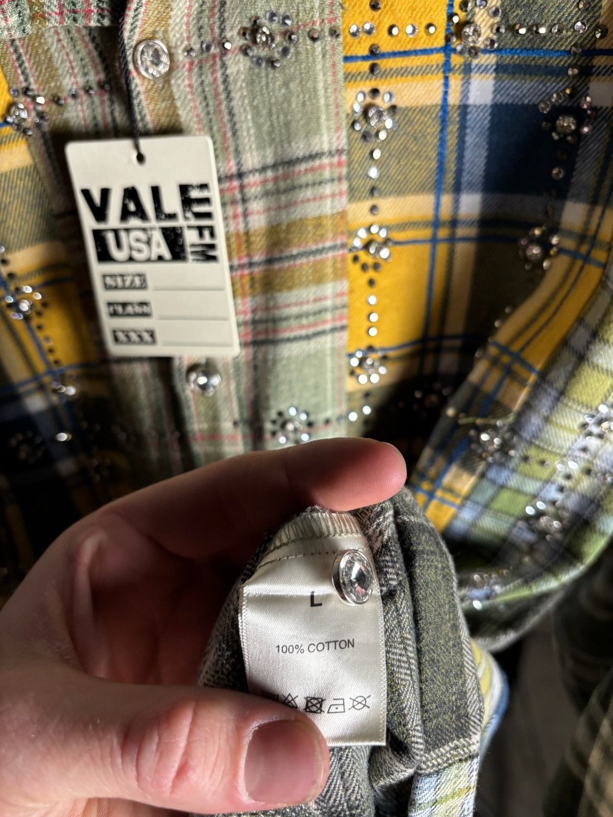 Vale Vale Forever Earth Day Flannel 'Green/Patchwork' Size US L / EU 52-54 / 3 - 5 Thumbnail