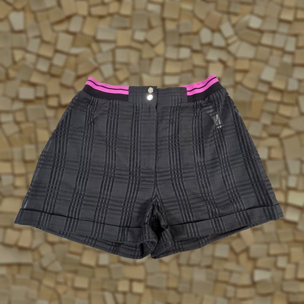 La Perla La Perla Womens Shorts Black 10 UK Sheer Cotton Lightweight Sleep Shorts Womens, 100% Cotton, Black, Lightweight, Short, 10 UK Size 32" / US 10 / IT 46 - 1 Thumbnail
