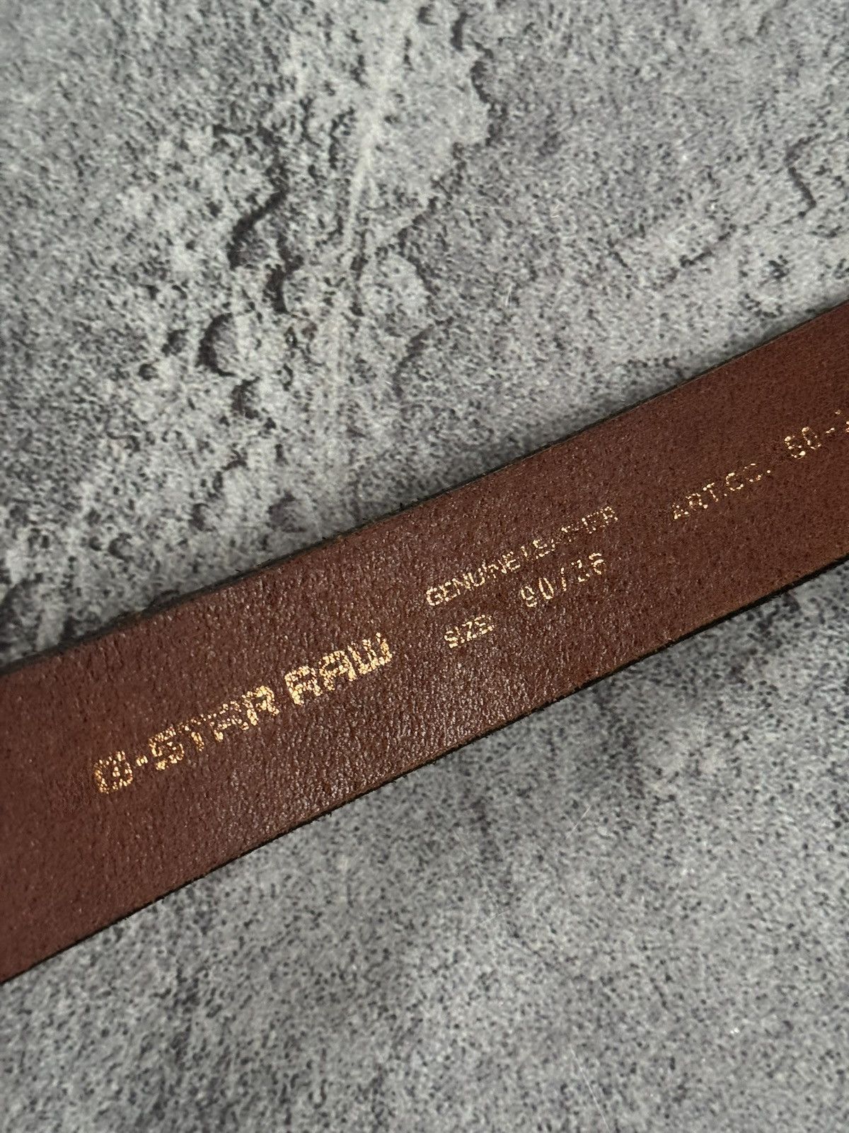 G-Star G star raw brown leather casual belt biker punk y2k Size ONE SIZE - 10 Thumbnail