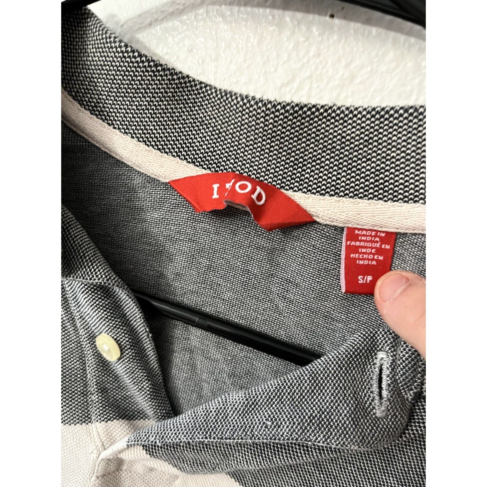 Izod IZOD Golf Polo Shirt Men's Small Gray 100% Cotton Knit Short Sleeve Button Closure Logo Patch Classic Casual Real Nice Condition Men’s Polo Size US S / EU 44-46 / 1 - 3 Thumbnail