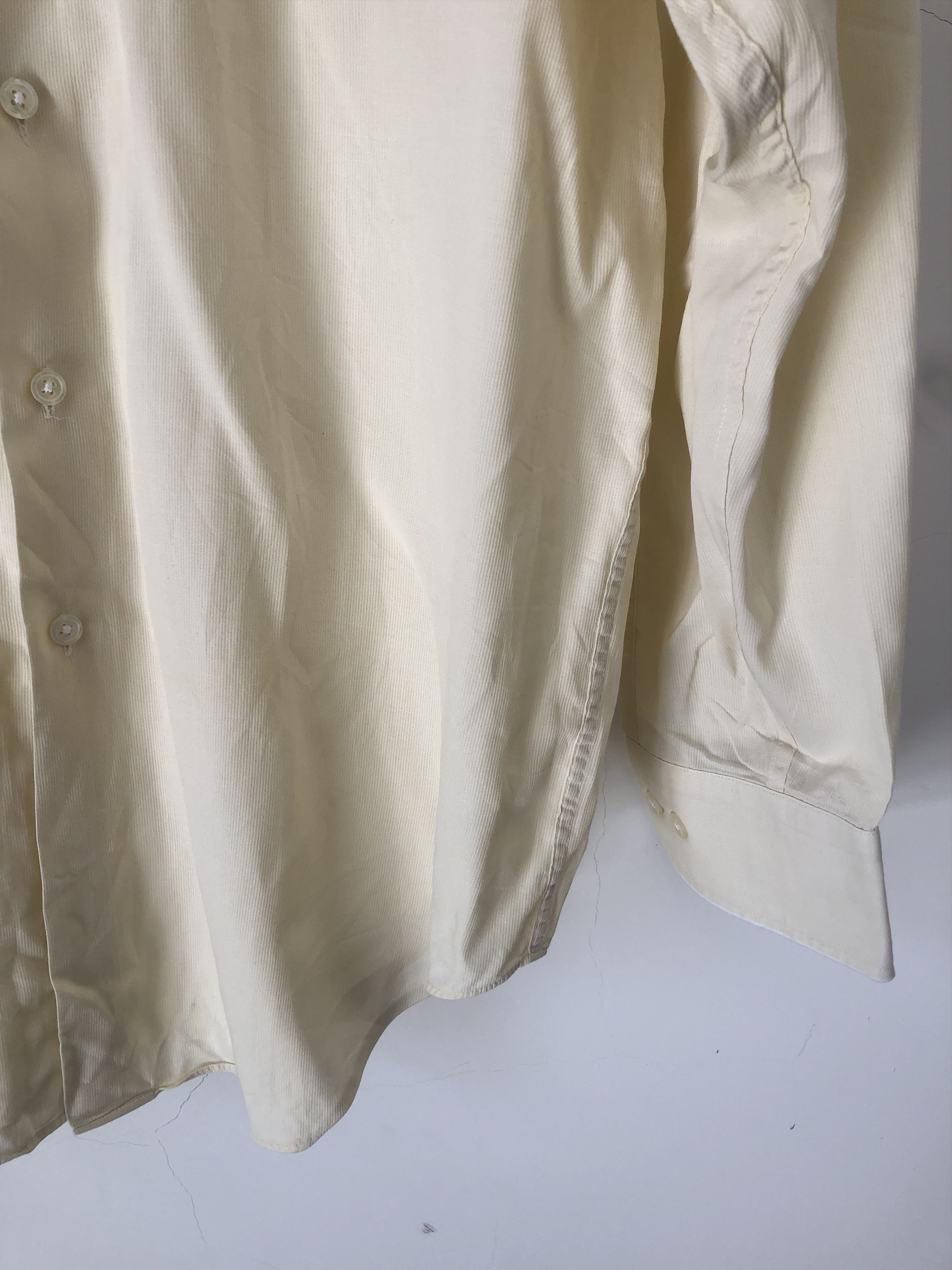 Yohji Yamamoto pale yellow shirt Size US L / EU 52-54 / 3 - 3 Thumbnail