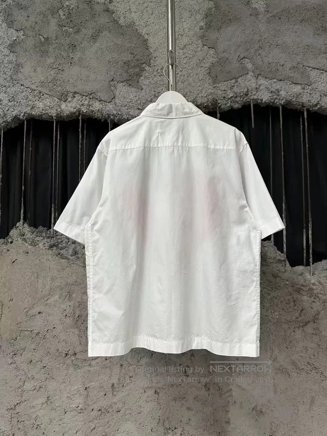 Prada Prada White Red Oversized Heart Logo Shirt. Size S / US 4 / IT 40 - 2 Thumbnail