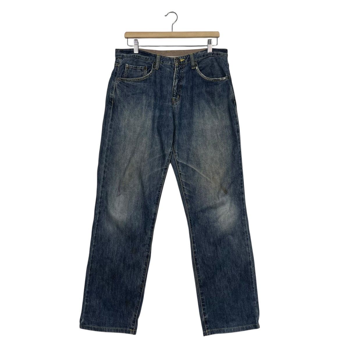 Japanese Brand Vintage Japanese Designer Workwear Denim Jeans Size US 32 / EU 48 - 1 Thumbnail