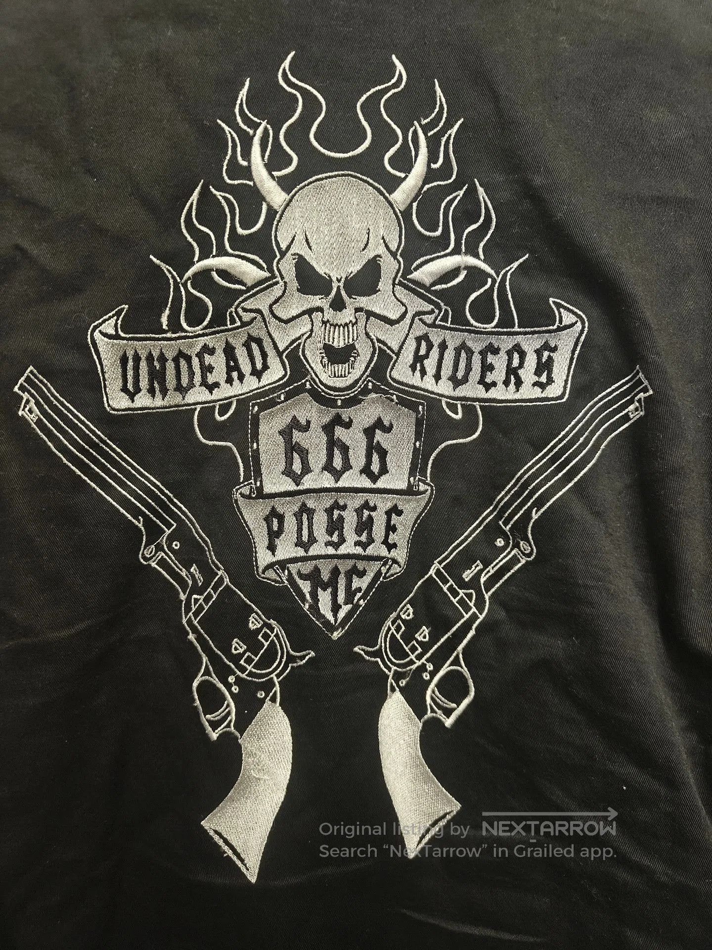 Rockmount Ranch Wear Rockmount Skull Cross Western Shirt. Size US M / EU 48-50 / 2 - 3 Thumbnail