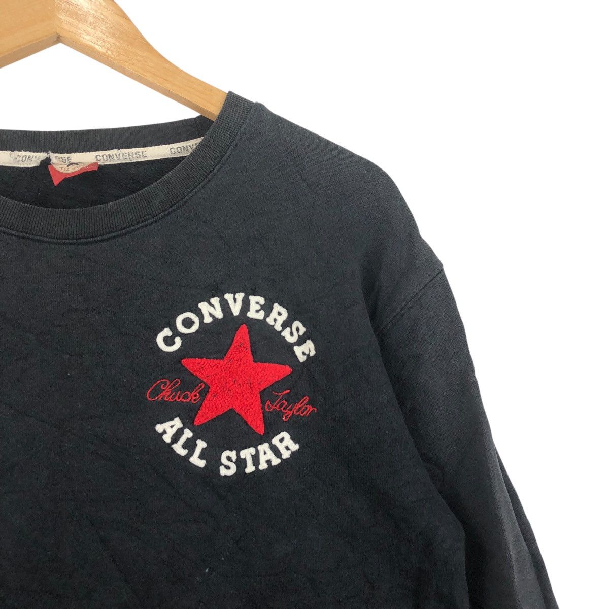 Converse Vintage CONVERSE ALL STAR Embroidery Logo Streetwear Sweatsh Size US L / EU 52-54 / 3 - 5 Thumbnail