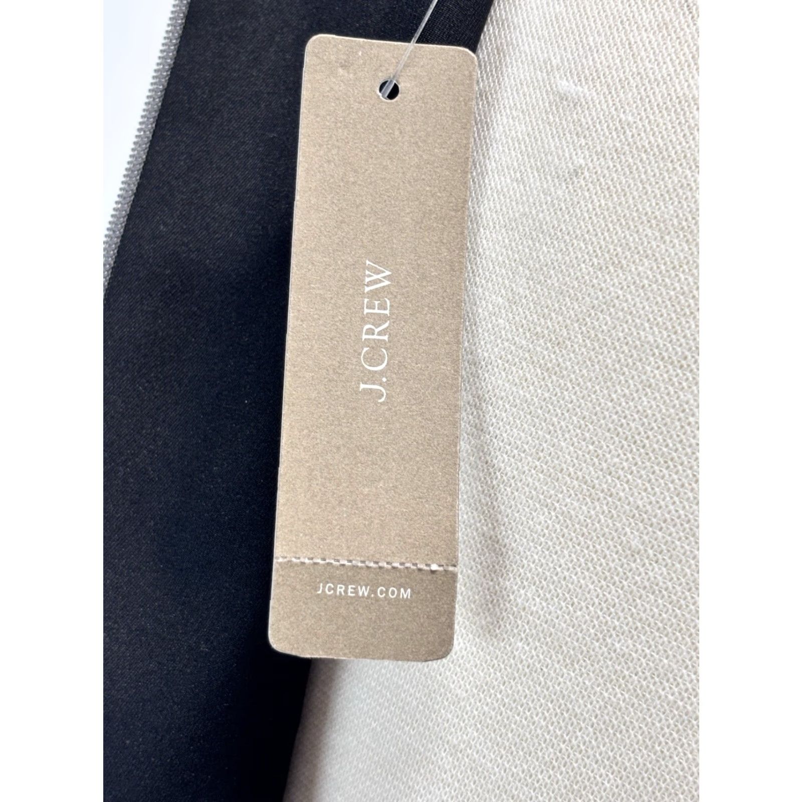 J.Crew NEW! J. Crew Dress Sz 8 Grey Ruched Sheath Sleeveless Career Business Women’s Size M / US 6-8 / IT 42-44 - 8 Thumbnail