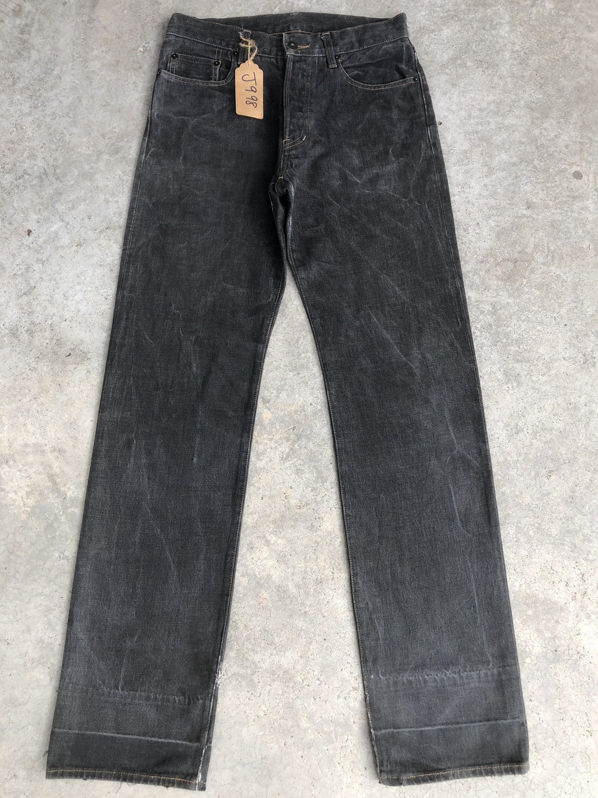 Japanese Brand Comme Ca Du Selvedge Denim Distressed Jeans Size US 30 / EU 46 - 1 Thumbnail