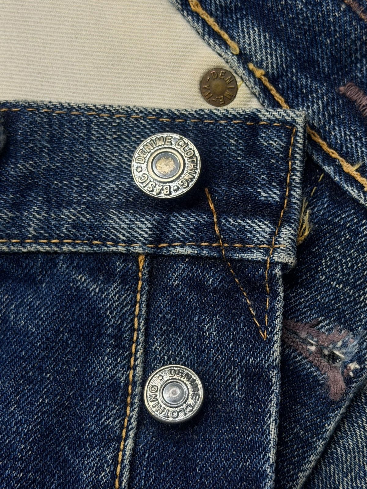 Denime Vintage 90s Denime Lot 66 Selvedge Denim Jeans Japan | W29 Size US 29 - 12 Thumbnail