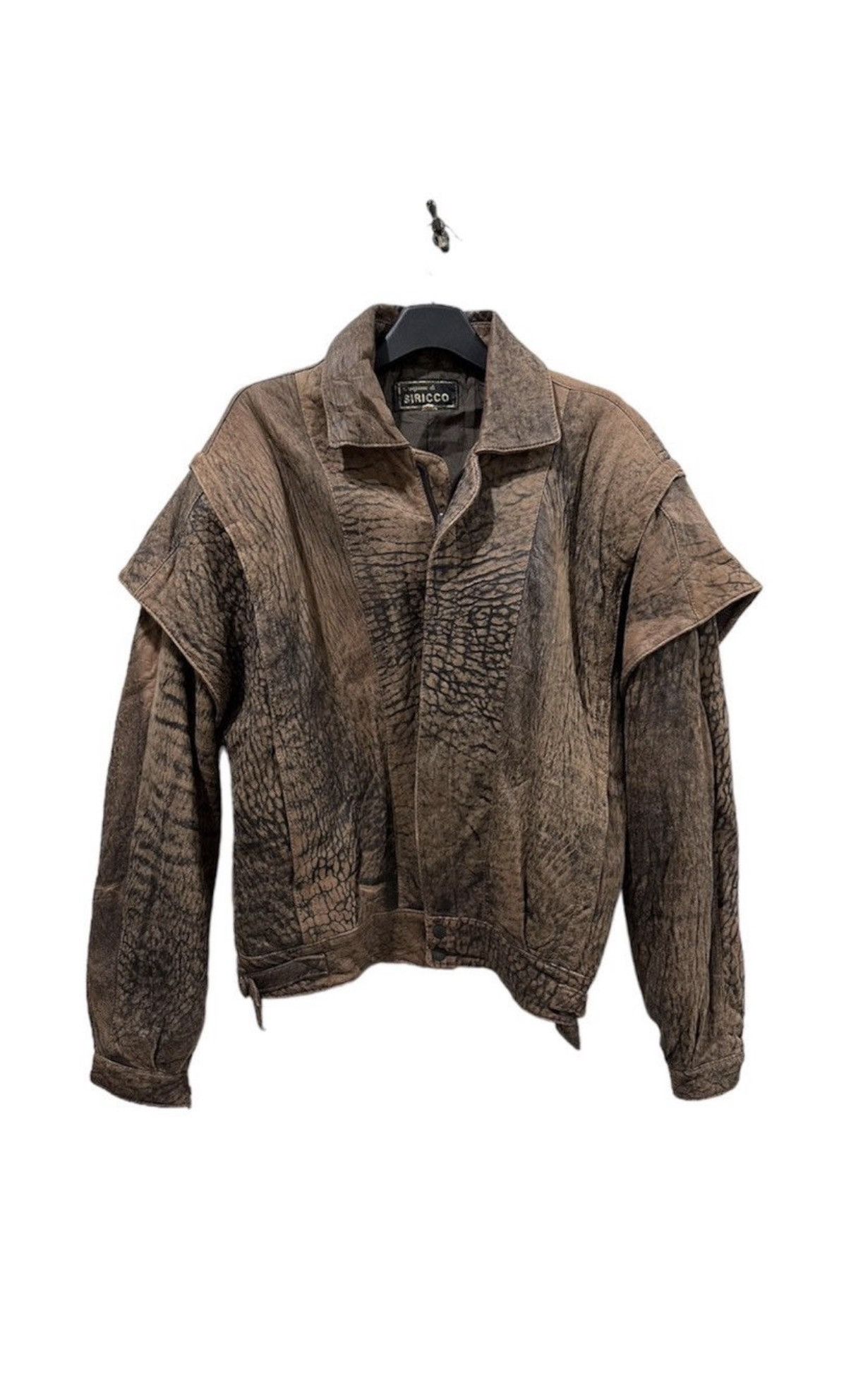 Japanese Brand 90’s Creazione Di Sirocco Leather Jacket Size US L / EU 52-54 / 3 - 1 Thumbnail
