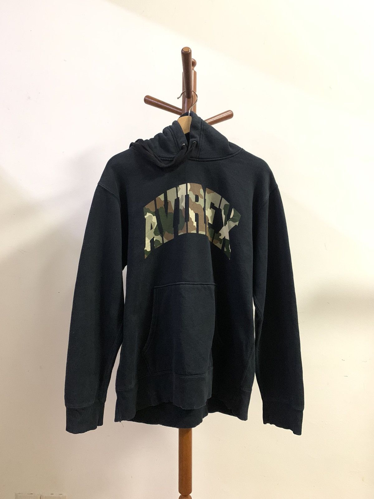 Avirex AVIREX Camo Spellout Hoodie Size US L / EU 52-54 / 3 - 1 Thumbnail