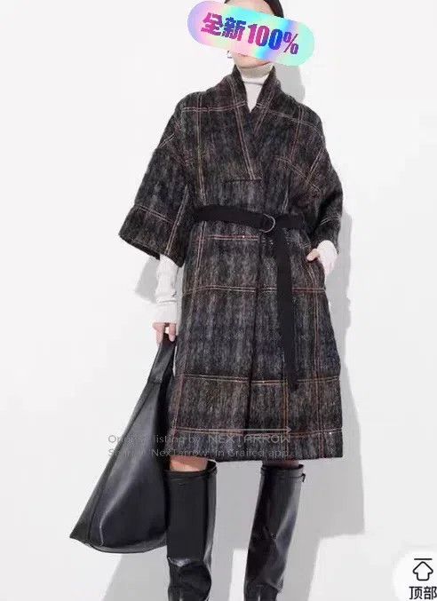 Brunello Cucinelli Brunello Cucinelli Wool and Alpaca Mixed Blended Color Blo Size M / US 6-8 / IT 42-44 - 9 Thumbnail