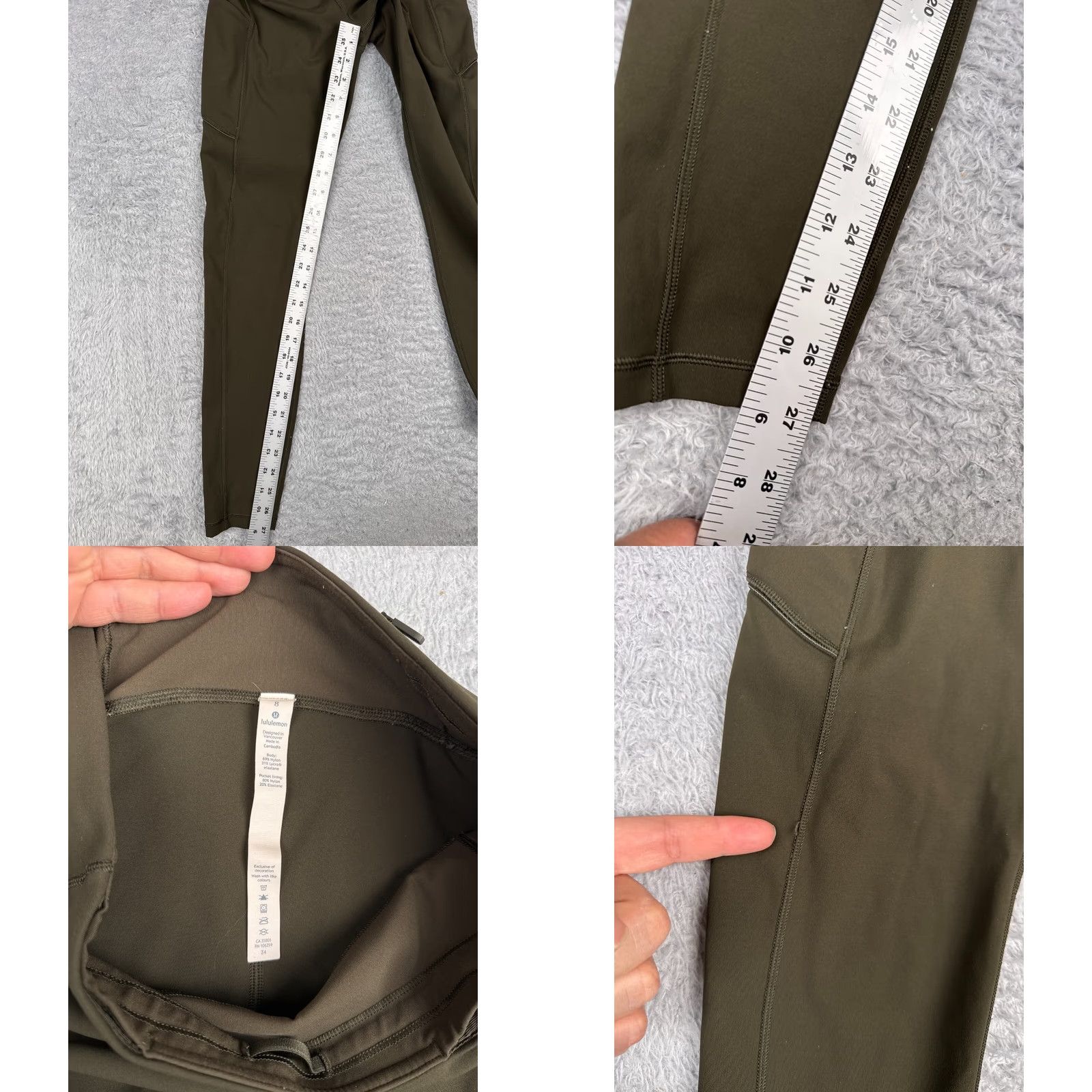 Lululemon Lululemon Pants Women 8 Green Breezy Dot Tight 25" Tapered Luxtreme W5AZOS Pants Women 8 Green Breezy Dot Tight 25" Tapered Luxtreme W5AZOS Size 30" / US 8 / IT 44 - 8 Thumbnail