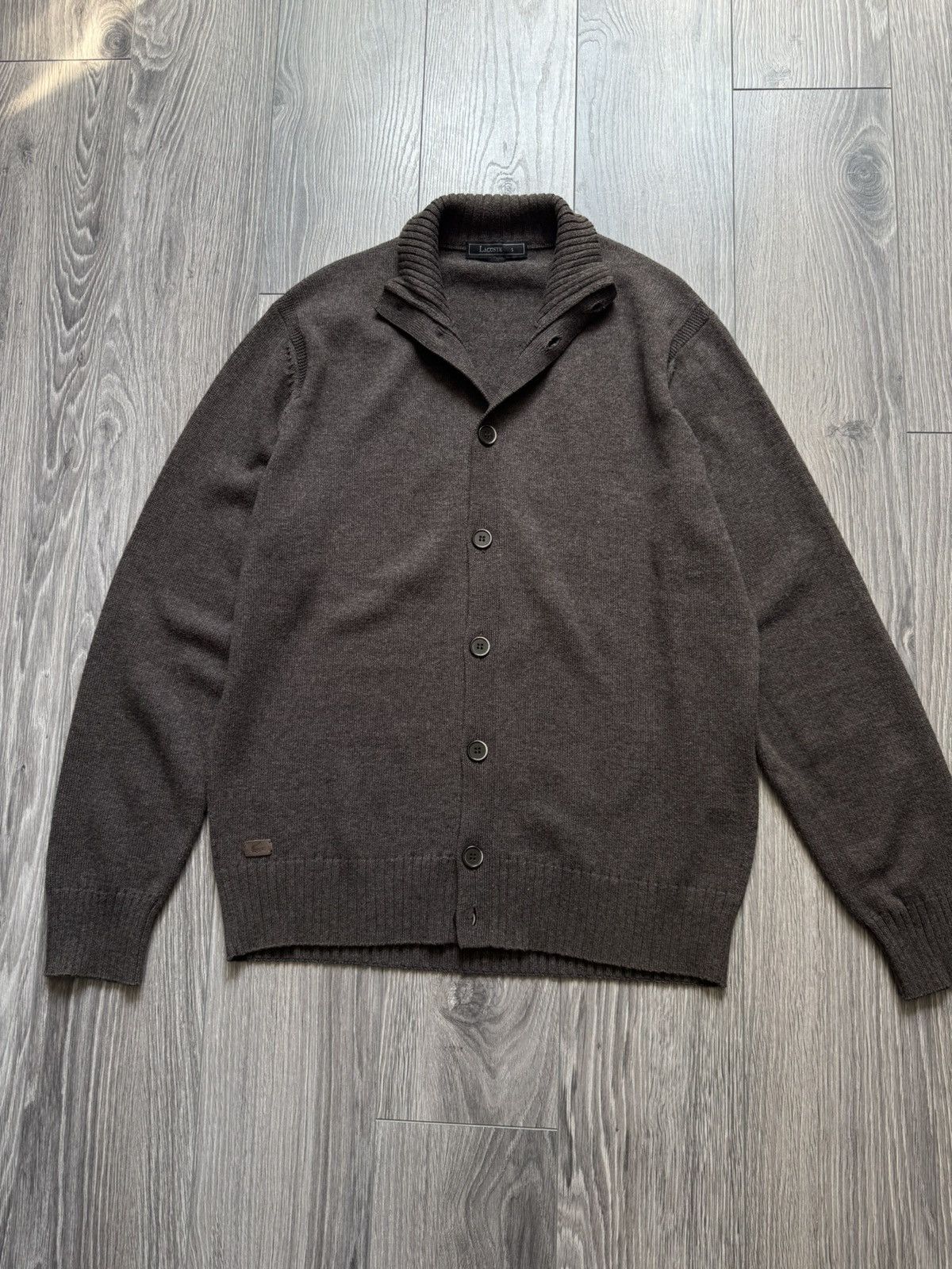 Lacoste Lacoste Black Label Brown Knitted Cardigan 5 Size US M / EU 48-50 / 2 - 6 Thumbnail