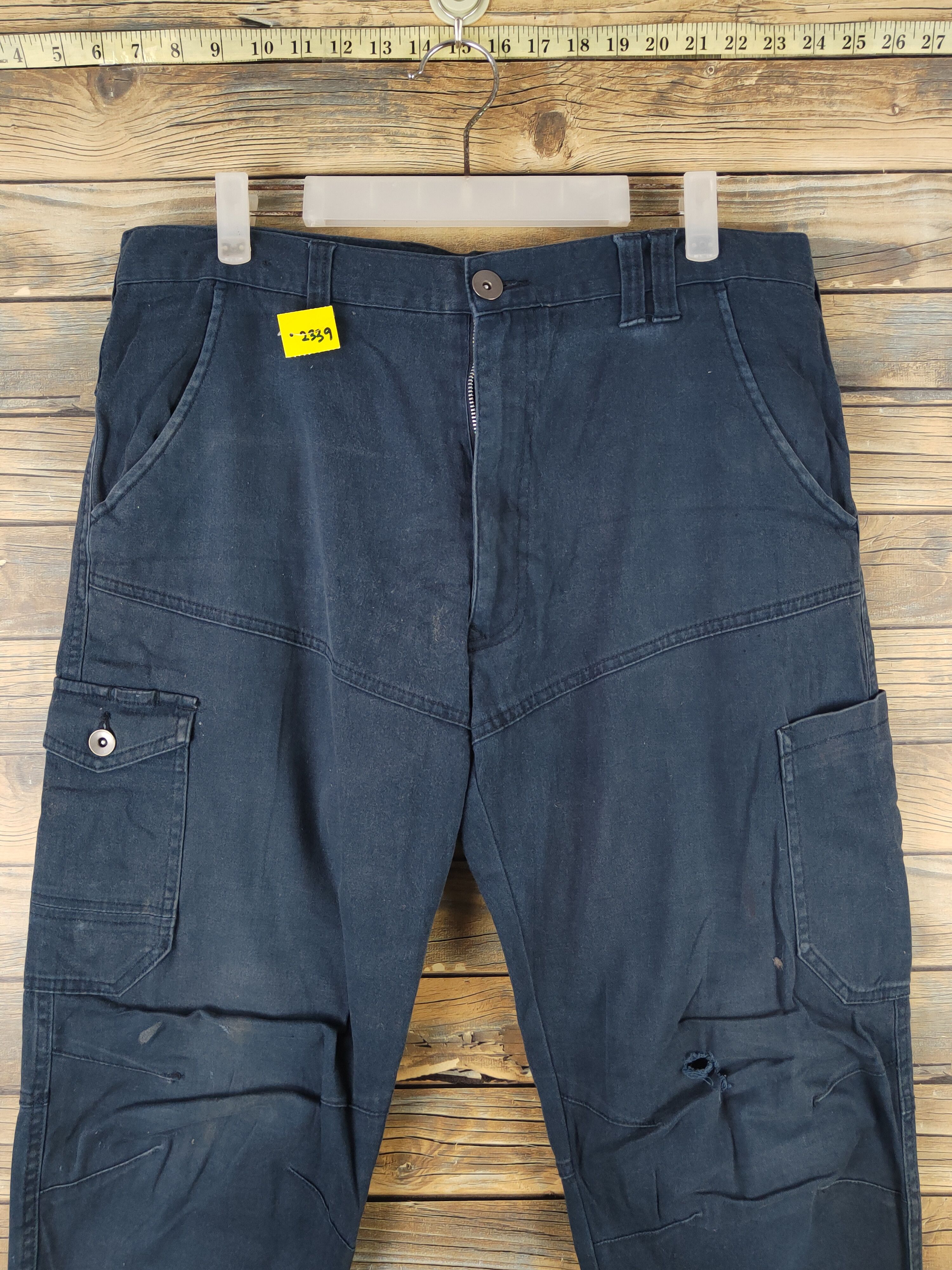 Japanese Brand DL Japanese Brand Navy Multipocket Joggers #2339 Size US 34 / EU 50 - 2 Thumbnail