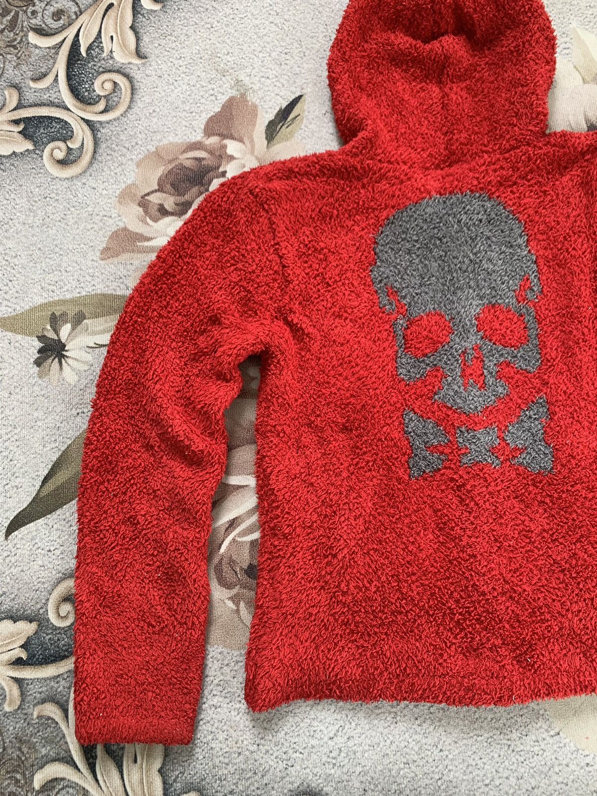 Japanese Brand Skull Whiterock2 Kiyokiba Shunsuke Fleece Furry Jacket Size US L / EU 52-54 / 3 - 5 Thumbnail