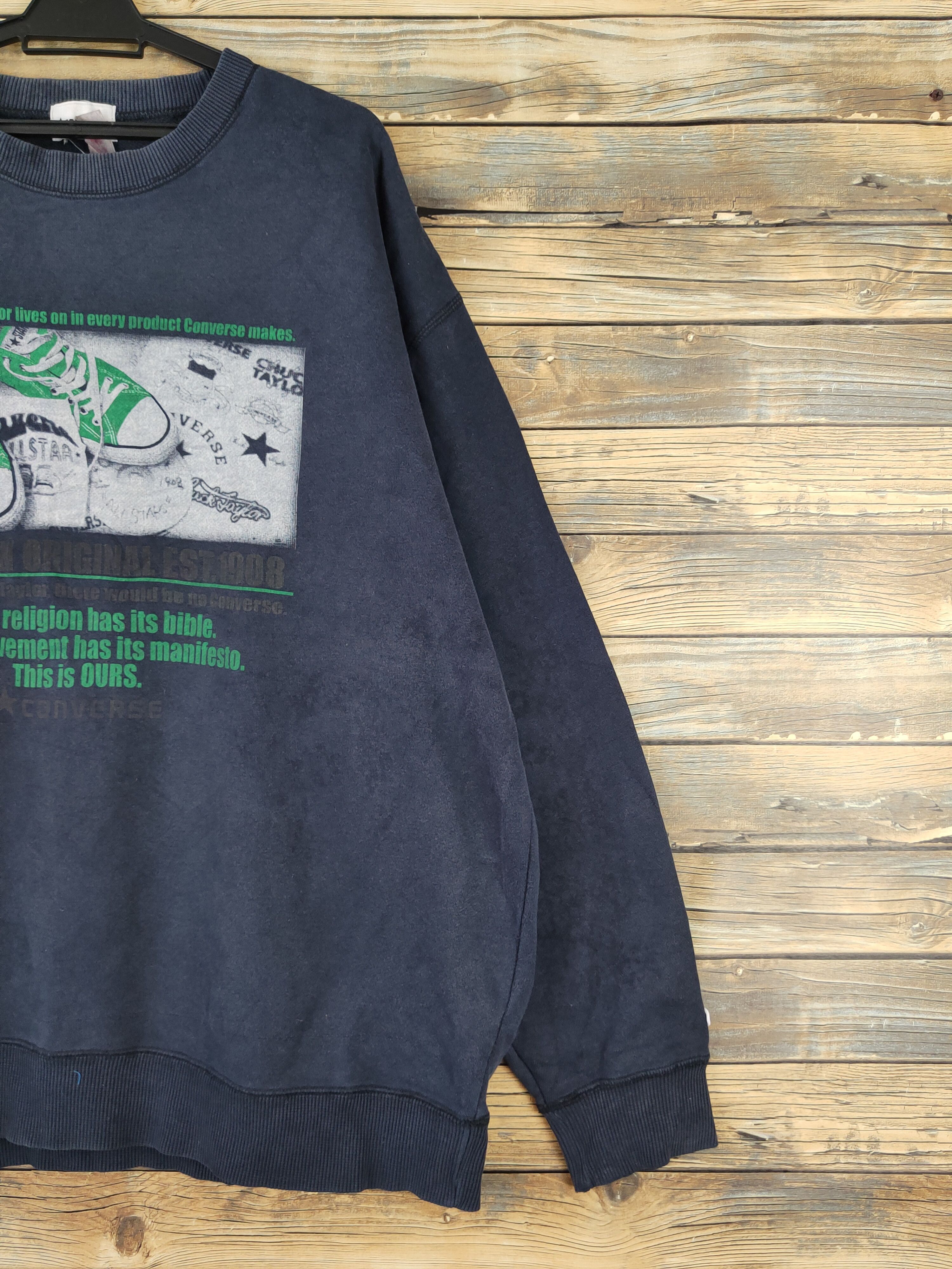 Converse Converse vintage Navy Sweatshirts #530 Size US XL / EU 56 / 4 - 6 Thumbnail