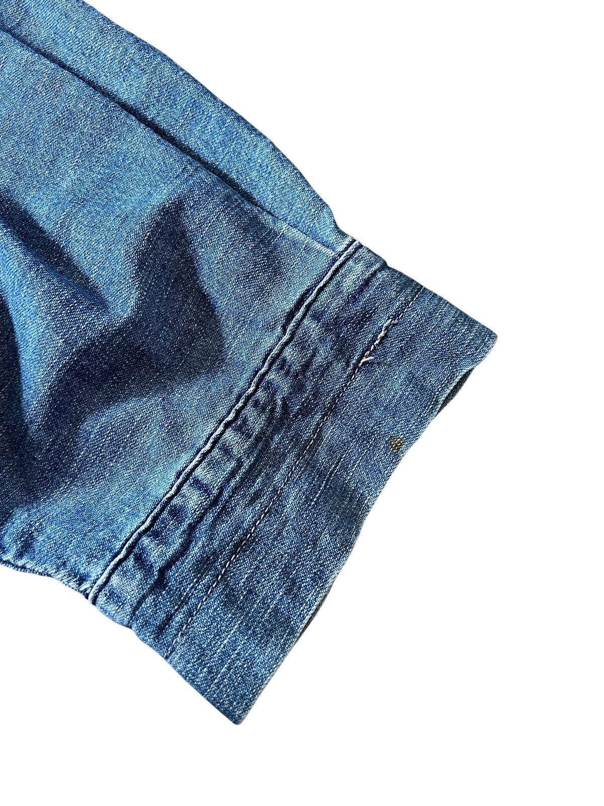 Blue Blue Japan × HOLLYWOOD RANCH MARKET × Japanese Brand Vintage Blue Blue Japan 🇯🇵 Lace Pullover Size US XL / EU 56 / 4 - 10 Thumbnail