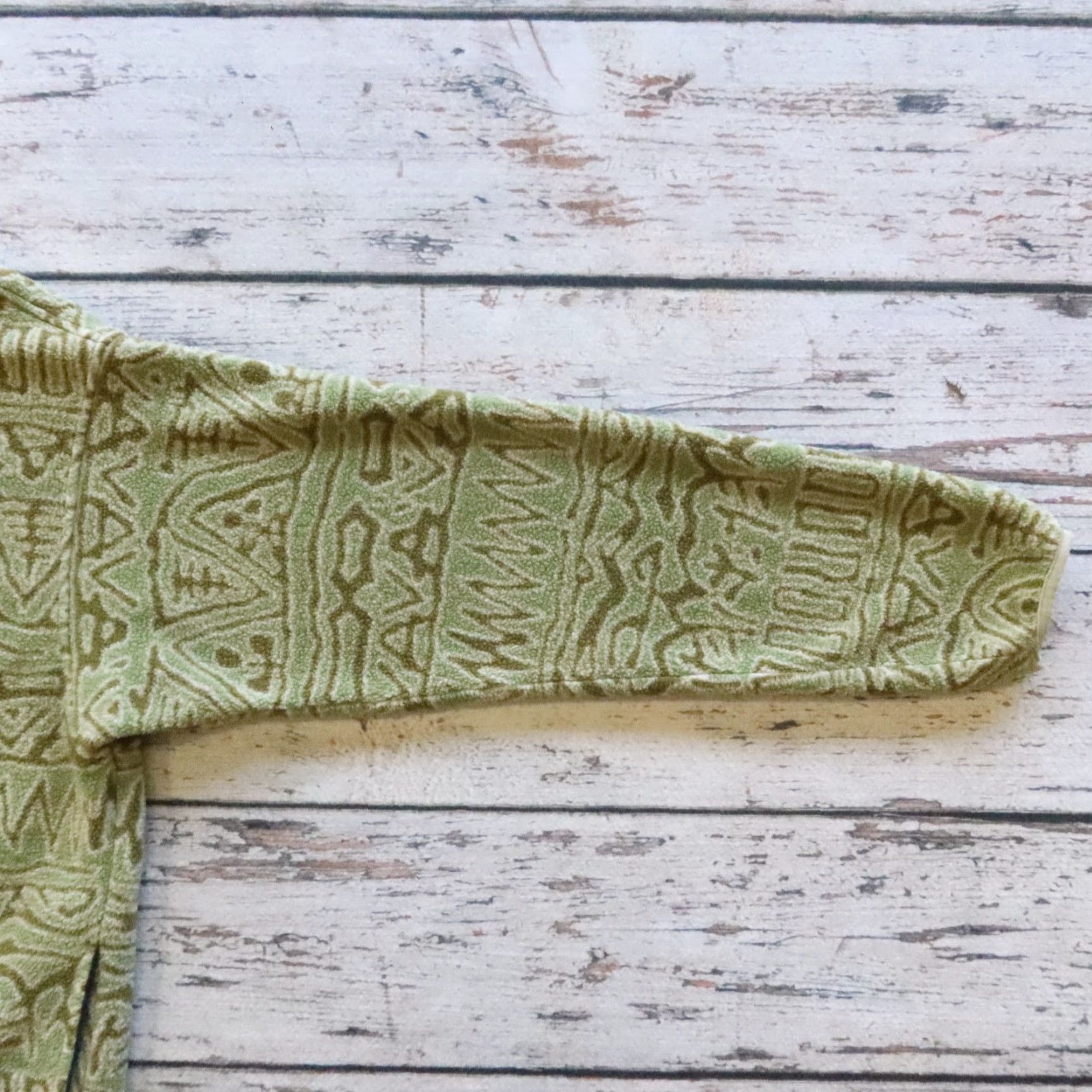 Patagonia Vintage Patagonia Aztec Synchilla Snap-T Pullover Fleece Made in USA Size L Green Mens Sweater Size US L / EU 52-54 / 3 - 4 Thumbnail