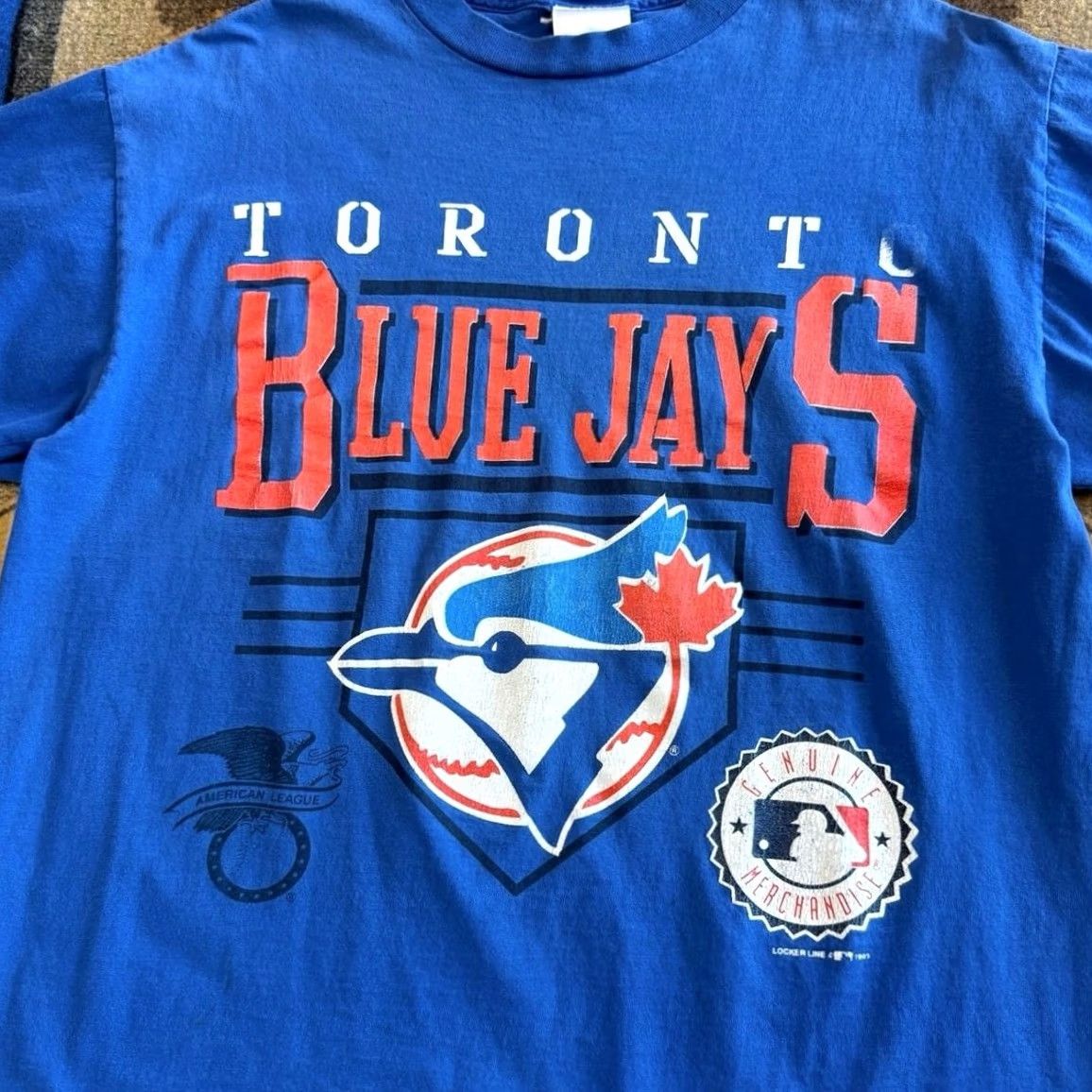MLB VINTAGE 90s Toronto Blue Jays MLB Baseball T-Shirt Large Men Size US L / EU 52-54 / 3 - 4 Thumbnail