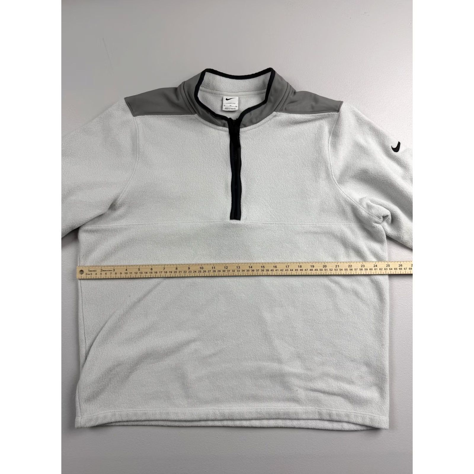Nike Nike Sweatshirt Mens XL Gray 1/4 Zip Therma-Fit Fleece Mock Neck Pullover Swoosh Size US XL / EU 56 / 4 - 5 Thumbnail