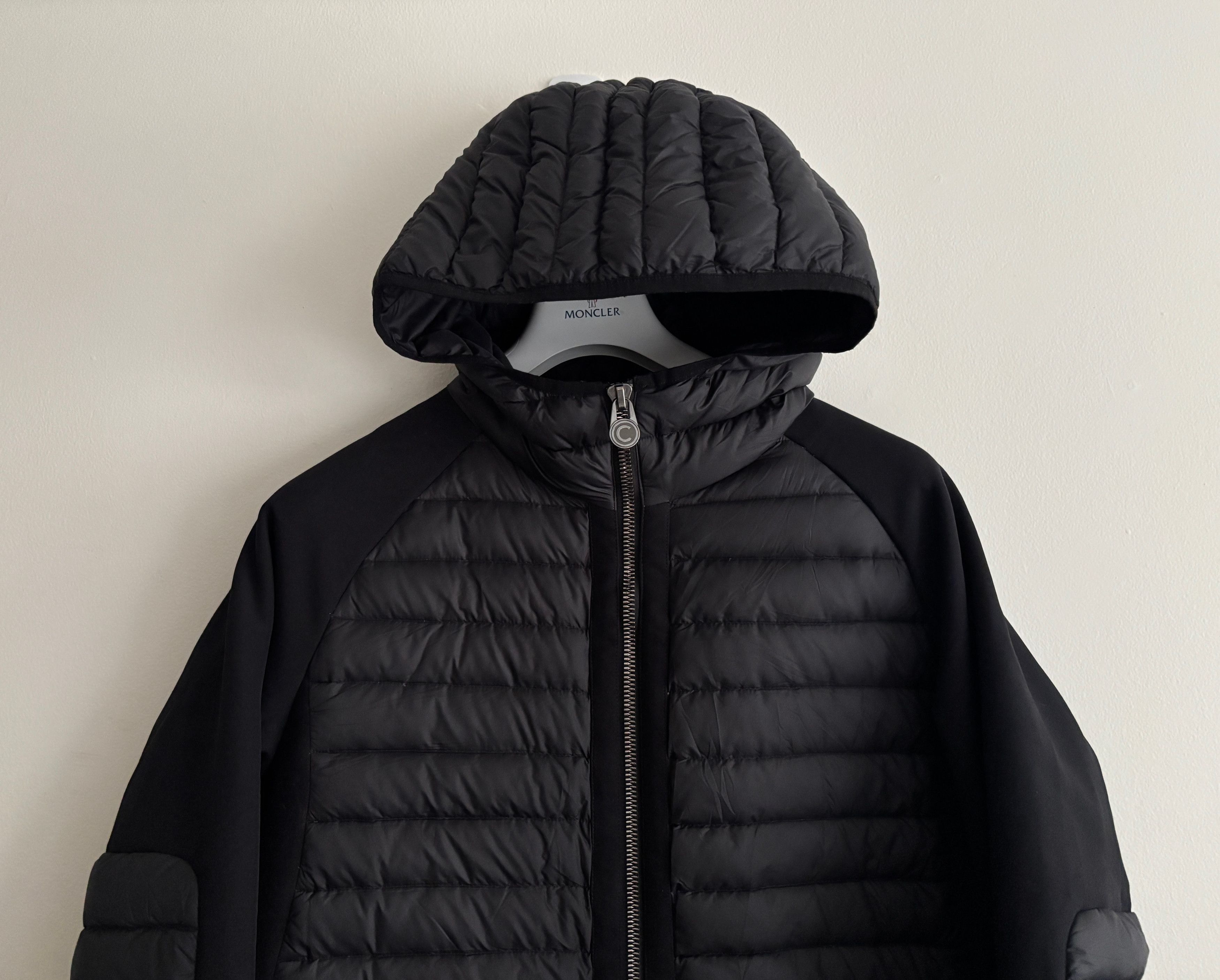 Colmar $745 Black Mixed Media Long Down Puffer Jacket/ Parka Large Size US L / EU 52-54 / 3 - 2 Thumbnail