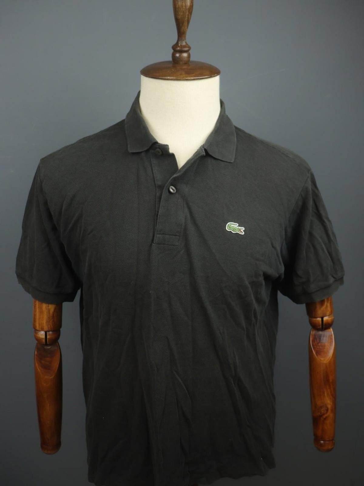 Lacoste Lacoste Black 100% Cotton Collar Embroidered Shirt Size 5 Size US M / EU 48-50 / 2 - 1 Thumbnail