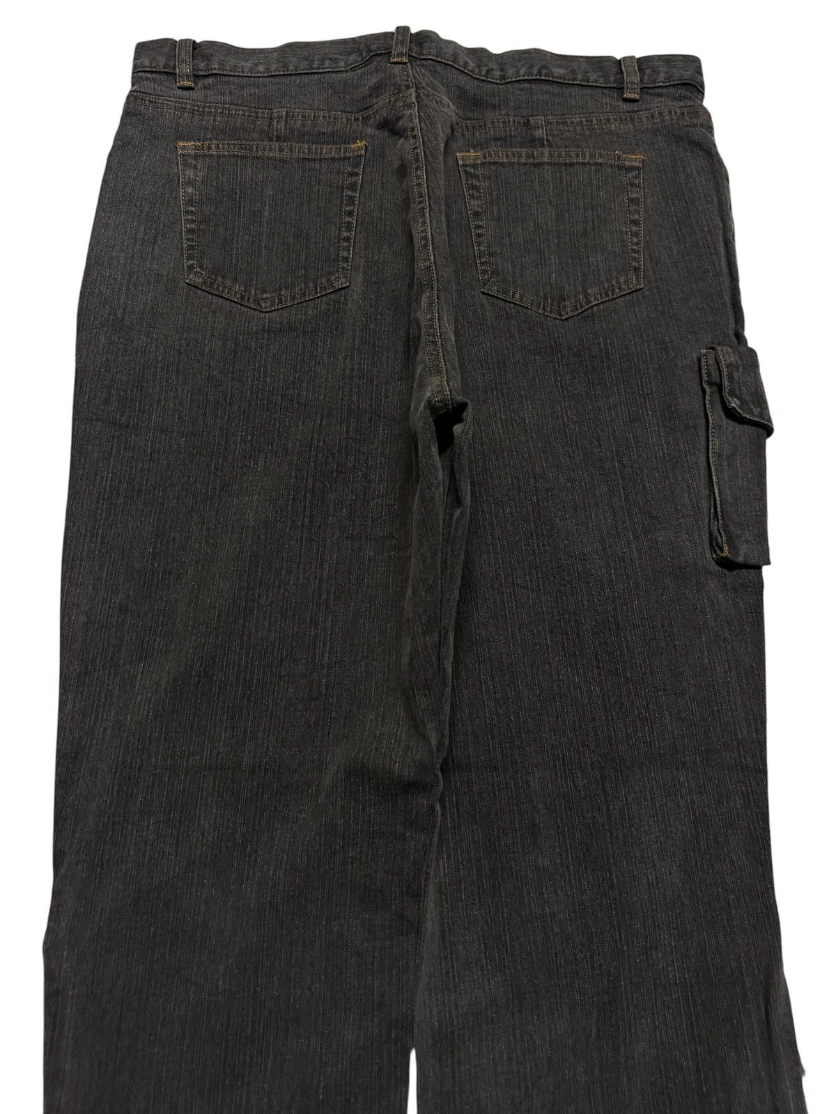 Tornado Mart FLARED VINTAGE LIVE CLAIRE RARE LACE-UP SPLIT LEATHER JEANS Size US 32 / EU 48 - 13 Thumbnail