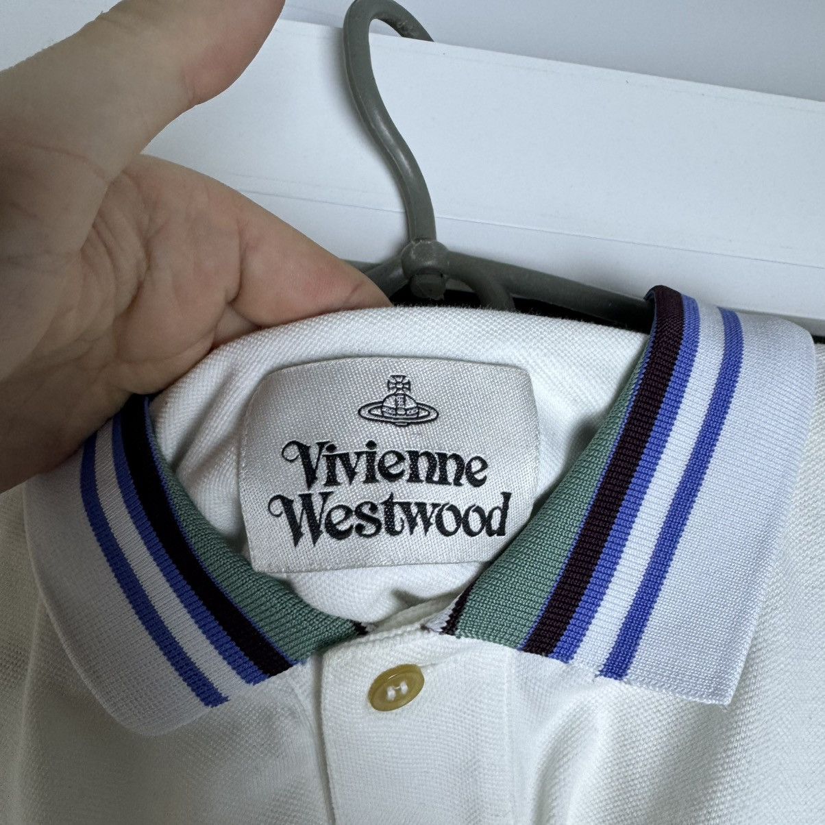 Vivienne Westwood Vivienne Westwood Polo Shirt Logo Small Orb Size US XL / EU 56 / 4 - 7 Thumbnail