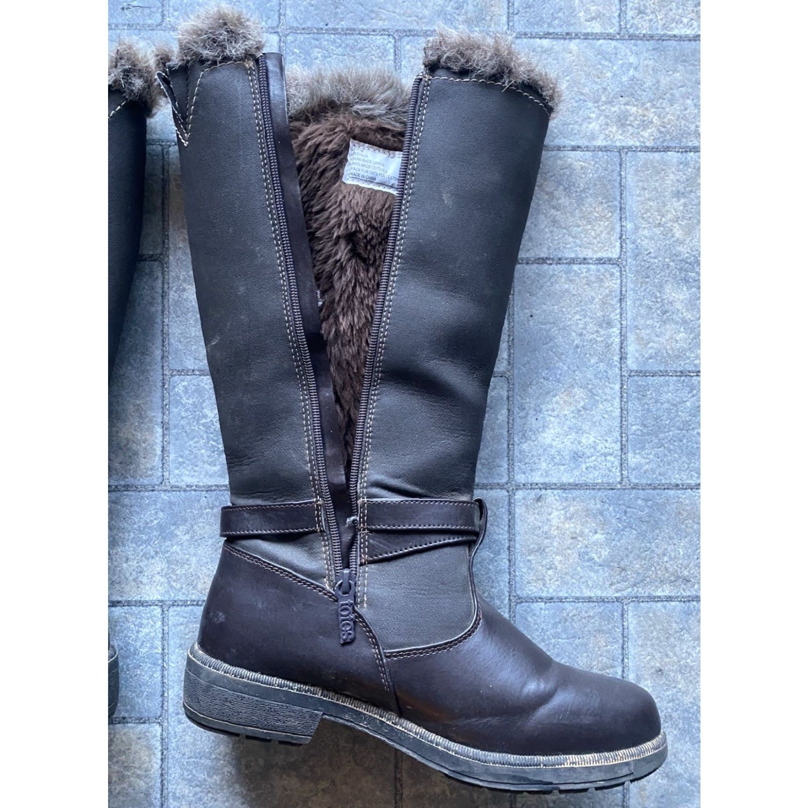 Vintage Totes Esther Snow Boots Black Women’s Size 10M Boot Women Size US 10 / IT 40 - 6 Thumbnail