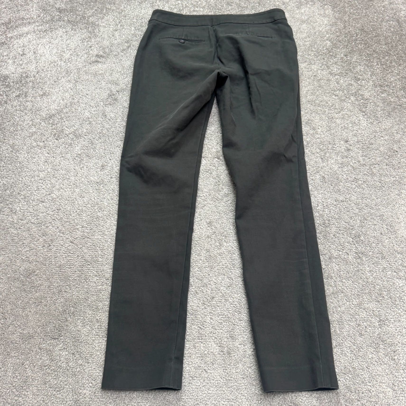 Club Monaco VINTAGE Not Applicable Club Monaco Women's Dress Pants Straight Fit Casual Workwear Black 6 Cotton Blend Mid Rise 30x27 Size 28" / US 6 / IT 42 - 2 Thumbnail
