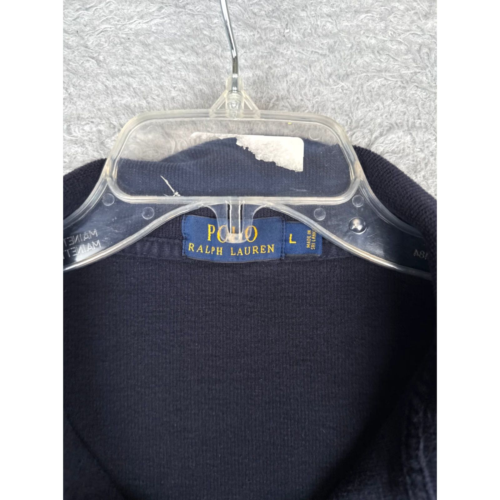 Polo Ralph Lauren Polo Ralph Lauren Sweater Men L Blue Mock 1/4 Zip Cotton Long Sleeve Pullover Logo Embroidered Knit Casual Business Golf Size US L / EU 52-54 / 3 - 7 Thumbnail