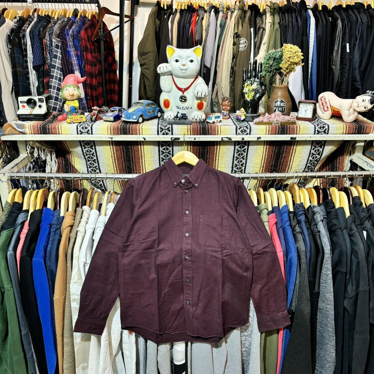 HARE × Japanese Brand Hare Button up LS Shirt Size US S / EU 44-46 / 1 - 1 Thumbnail
