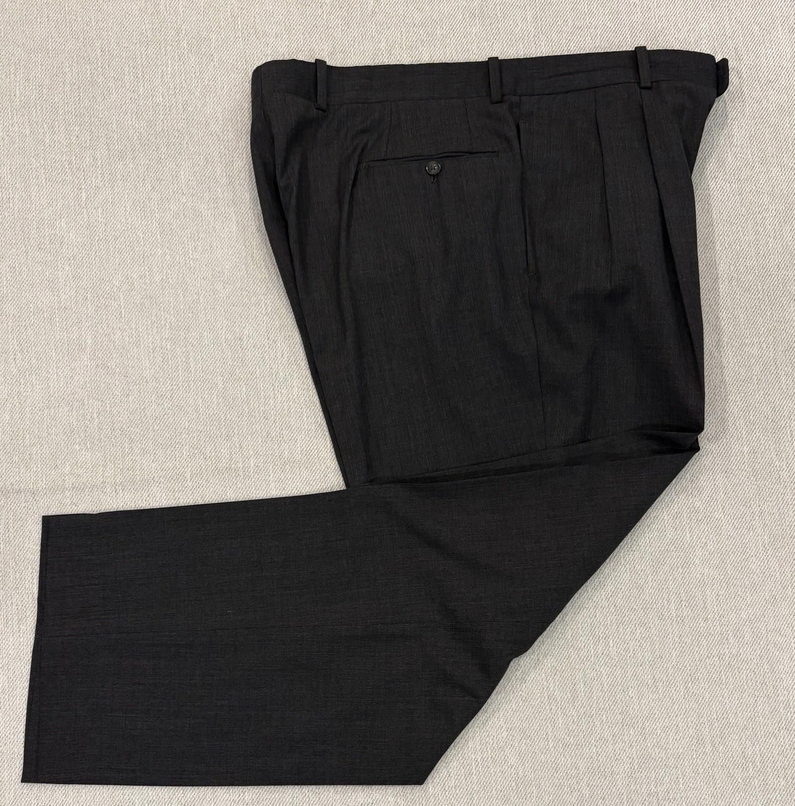 Other Bernard Zin Super 100 Wool Trousers Sz 38 Pleated Gray Size US 38 / EU 54 - 1 Thumbnail