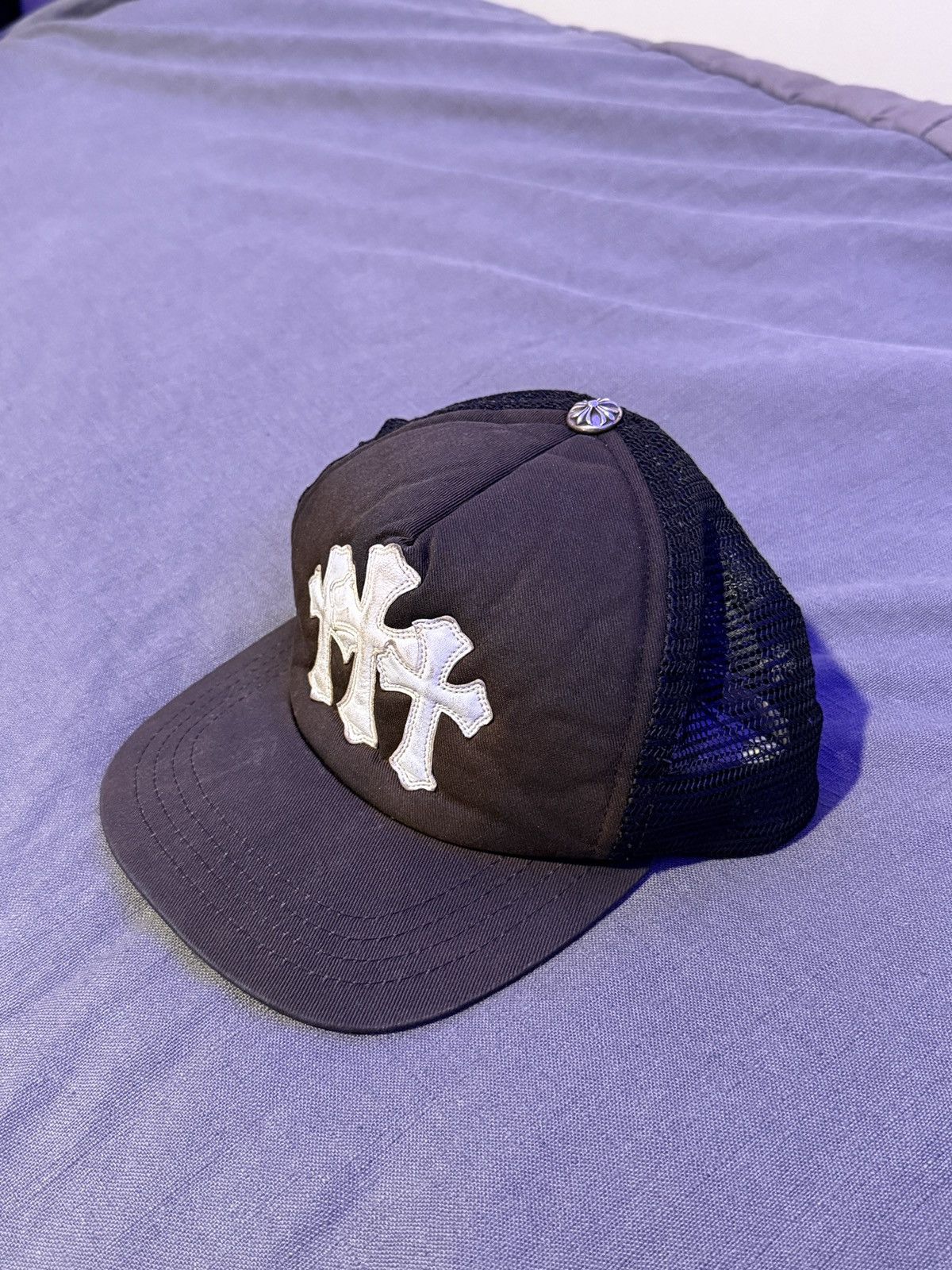 Chrome Hearts Vintage Chrome Hearts Tripple leather cross hat Size ONE SIZE - 1 Thumbnail