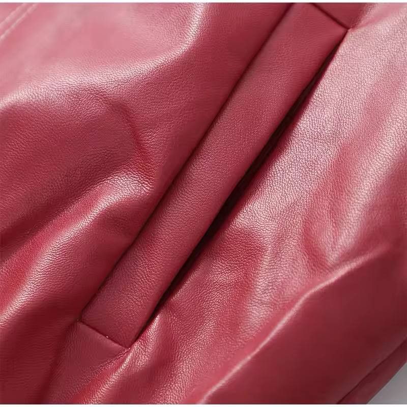 Japanese Brand × Vintage baggy leather bomber jacket with double zipper Size US XL / EU 56 / 4 - 5 Thumbnail