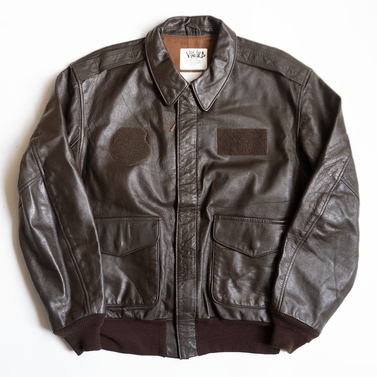 Avirex Avirex A-2 Leather Flight Jacket Size 44R Size US XXL / EU 58 / 5 - 1 Thumbnail