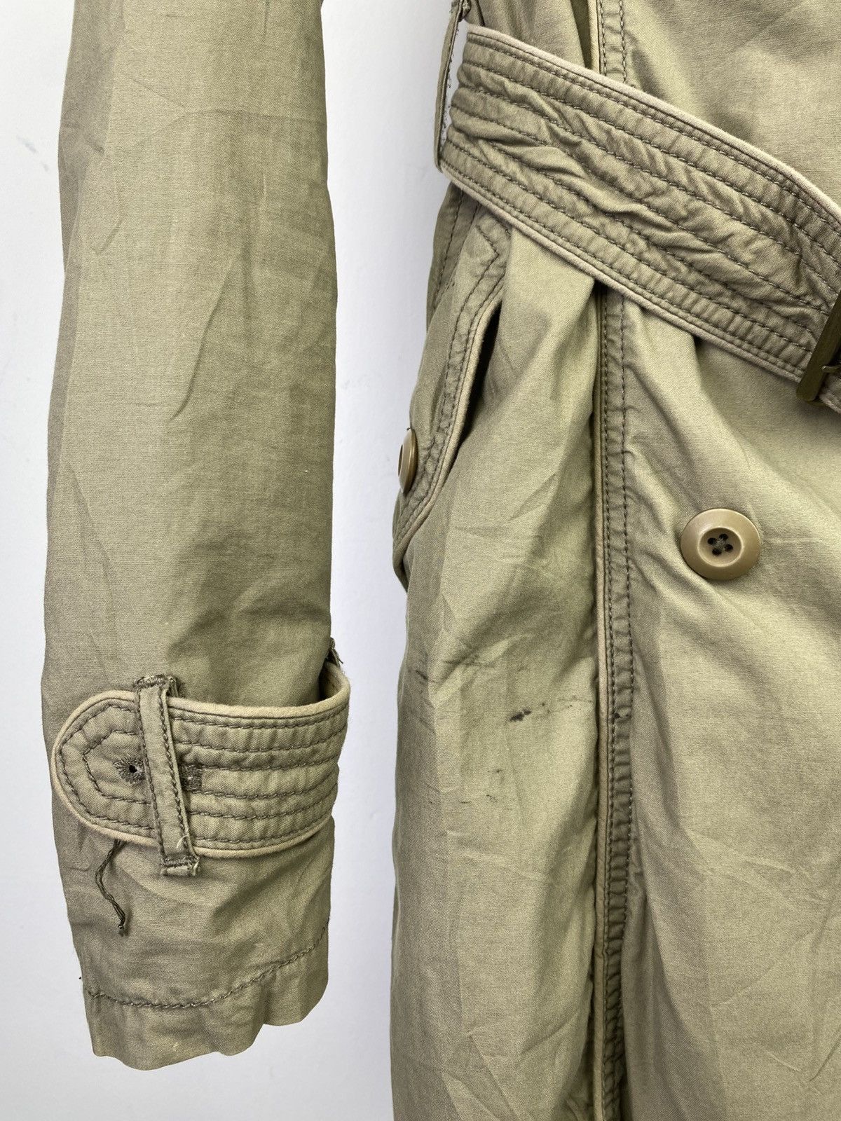 GOA 2000's GOA Double Breast Belted Half Trench Coat Size M / US 6-8 / IT 42-44 - 3 Thumbnail